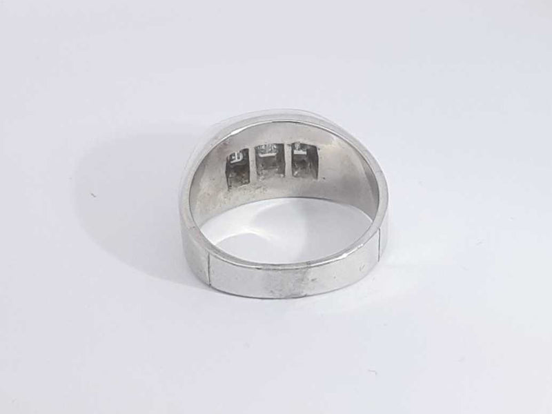 1.23 Cttw Diamond 14k White Gold Ring 14 Grams Size 10.5 Aa0525loxzsa