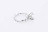 1.18cttw Diamond Ring In Platinum 4.5 Grams Size 5.25 Eb0126oxxzsa