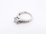 1.34 Cttw Diamond & 14k White Gold Engagement Ring 5.7 Grams Size 6 Fw1124wrxdu