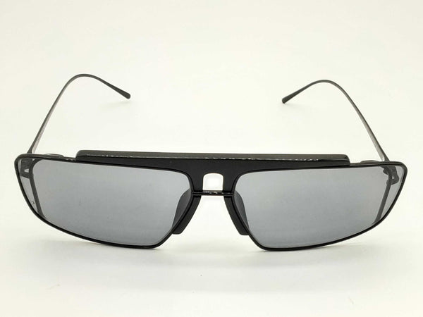 Prada Spr50v Black Metal Frames Rectangle Gray Lens Sunglasses Do0424ixde