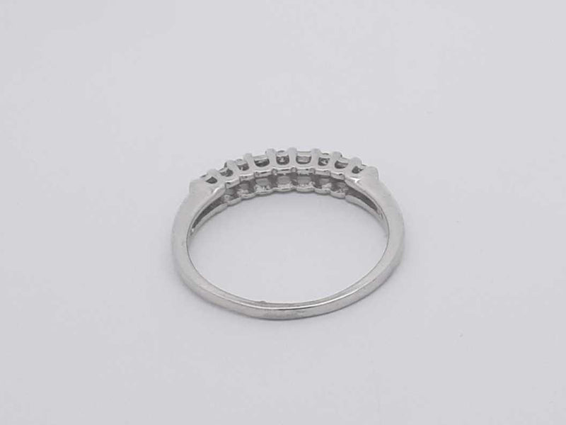 0.18 Cttw Diamond 10k White Gold Wrap Ring 2.2 Grams Size 8.5 Aa0425izsa