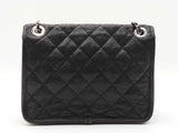 Chanel Mini French Riviera Flap Bag In Black Diamond-quilted Caviar Leather Fw0726lrrxdu