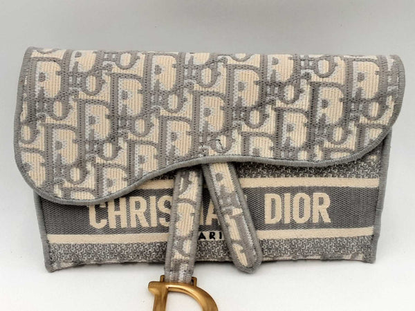 Christian Dior Oblique Slim Saddle Belt Bag Eb0325irxsa