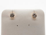 1.02 Cttw Lab Grown Diamonds 14k Yellow Gold 1.1g Stud Earrings Do0726orxde