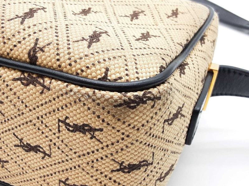 Ysl Saint Laurent Canvas Monogram All Over Camera Bag Sd1125wzxde