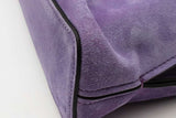 Versace Vivian Purple Suede Clutch Eb0726wrxsa