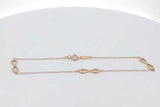 Tiffany & Co. Infinity Endless Station 18k Yellow Gold Bracelet 2g Eb1026orxsa