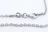 18k White Gold Diamond Cross Pendant Necklace 13.5 Grams 23.5 Inch Eb0226erxde