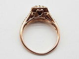 0.60 Cttw Diamonds 10k Rose Gold 2.4g Ring Size 6.75 Do0425lrxde