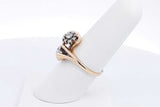 0.62ctw Diamond Ring In 14k Yellow Gold 4.6 Grams Size 6.75 Eb0125pixsa