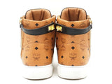 Mcm Classic High Top Sneakers In Visetos Cognac It Size 38 Fw0825crdu