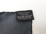 Hermes Plein Soleil Gray Silk Scarf Do1225lrxde