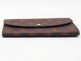 Louis Vuitton Emilie Monogram Pink Interior Brown Wallet Aa1225lrzsa