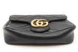 Gucci Mini Marmont Chevron Quilted Matelasse Black Leather Crossbody Eb0826wrxdu