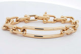 Tiffany & Co. 18k Yellow Gold Hardwear Link Bracelet 21 Grams 7 In Eb0826oexzsa