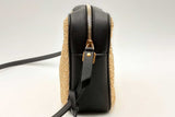 Yves Saint Laurent Woven Raffia Lou Camera Bag Eb0125prxsa