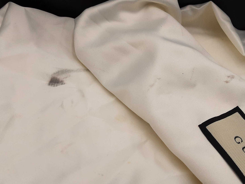 Gucci Sylvie Web Accent Black Patent Leather Combat Boots Size 38.5 Eb0825lxzsa