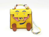 Mini Plaything Bag Charm In Yellow Fw0825cdu