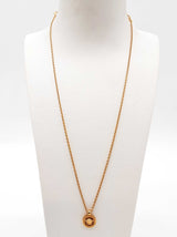 Versace Medusa Goldtone Metal Pendant Chain Necklace 21 In Do1225cxde