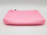 Chanel Vip Neon Pink Neoprene Cosmetic Bag Do0225oxde