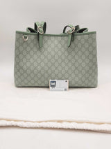 Gucci Gg Emblem Sage Green Tote Bag Sd0725llzxsa