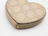 Gucci Heart Coin Purse Beige / Tan Aa0826ersa