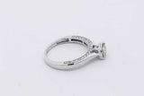 0.89ctw Diamond Ring In 10k White Gold 3.2 Grams Size 7 Eb0226rxzsa