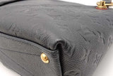 Louis Vuitton Monogram Empreinte Dark Blue Leather V Tote Bag Eb1026irxsa