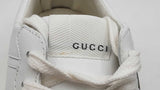 Gucci Rhyton Worldwide White Leather Sneakers Size 6 Eb0925oxzdu