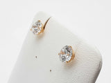 2.34 Cttw Lab Grown Diamonds 14k Yellow Gold 1.2g Stud Earrings Do0826poxde
