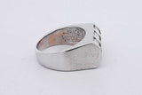 0.9cttw Diamond Ring In 14k White Gold 11.7 Grams Size 7.75 Eb0826sxzsa