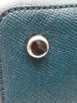 Coach Sierra Satchel In Glitter Teal Crossgrain Leather Fw0925rxdu