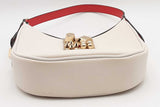 Christian Louboutin Mini Carasky White Leather Shoulder Bag Eb0526prxsa