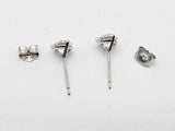 1.12 Cttw Lab Grown Diamonds 14k White Gold 0.8g Stud Earrings Do0726orxde