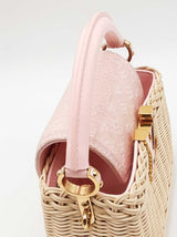 Louis Vuitton Mini Capucines Rattan Top Handle Bag Eb0926oexzsa