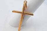 23k Yellow Gold Crucifix Pendant 8.6 Grams Eb0726rxzsa