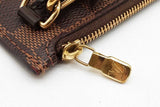 Louis Vuitton Damier Ebene Wristlet Pochette Eb0426lxzde