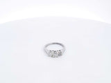 1 Cttw Diamond Platinum Ring 5.6 Grams Size 7 Aa0225rcrsa