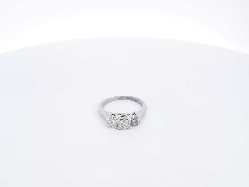 1 Cttw Diamond Platinum Ring 5.6 Grams Size 7 Aa0225rcrsa