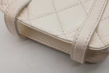 Chanel White Quilted Leather City School Flap Crossbody Bag Eb0326lerxde