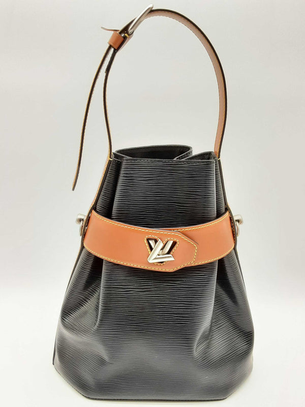 Louis Vuitton Twist Bucket Black Epi Leather Bag Do0724exzde