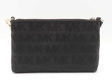 Michael Kors Jet Set Large Signature Logo Wristlet Pouch Fw0926lxdu