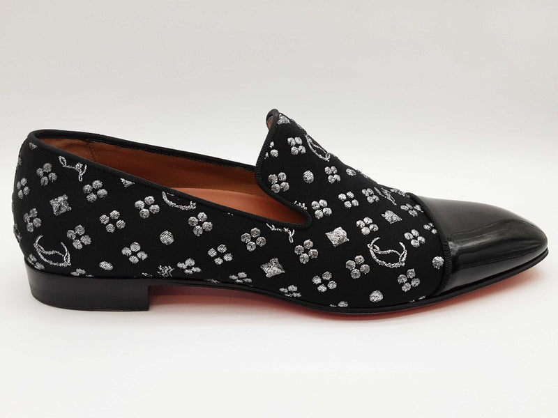 Christian Louboutin Dandelion Flat Black Loafers Size Eu 44.5 M Do0625ocrde