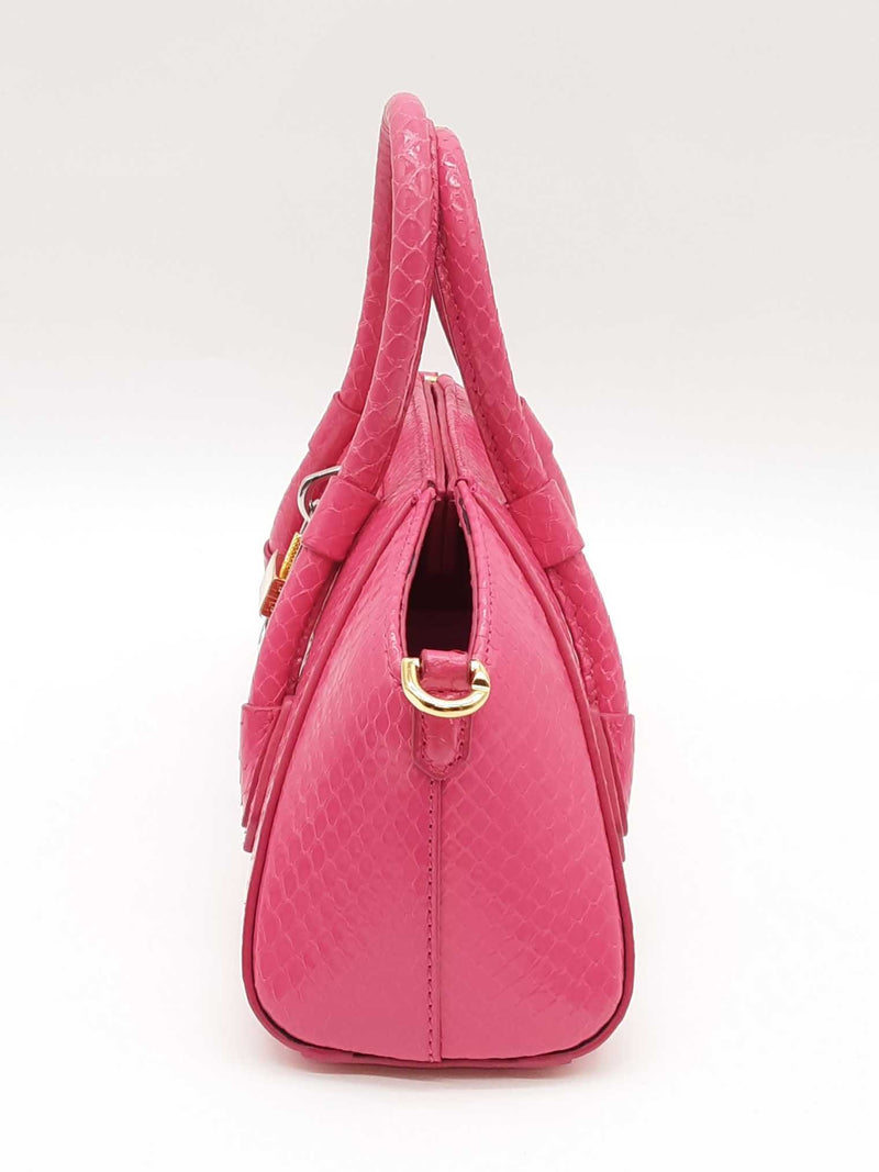 Givenchy Pink Snake Skin Mini Antigona Handbag Sd0825rzxde