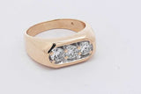 0.6cttw Diamond Ring In 14k Yellow Gold 13.2 Grams Size 9 Eb0326llrxsa