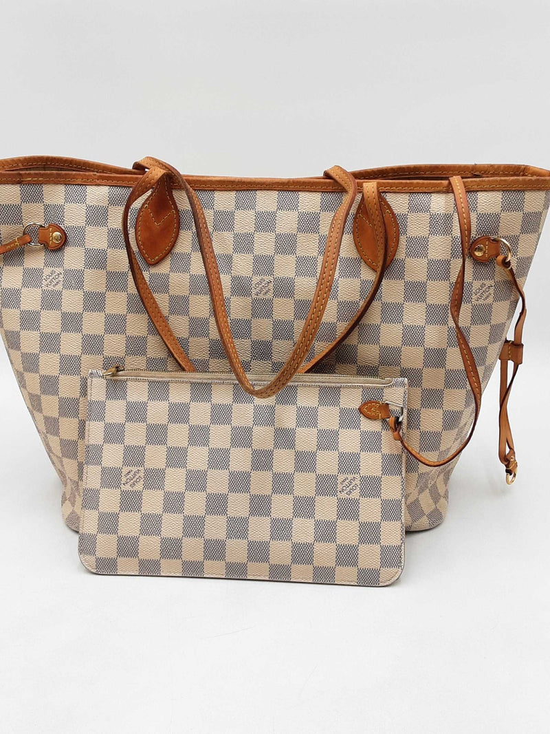 Louis Vuitton Damier Azur Neverfull & Pochette Eb0925ixzdu