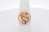 14k Yellow Gold Rose Flower Ring 5.1 Grams Size 6 Eb0726wxzsa