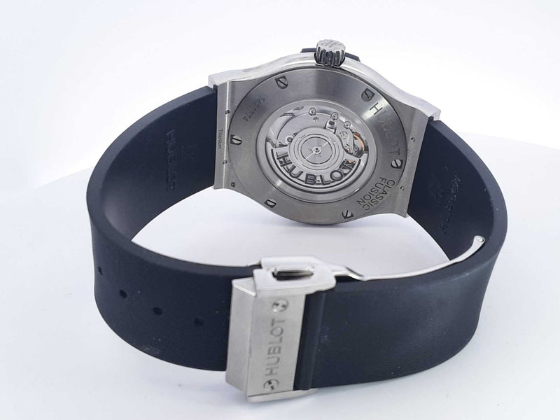 Hublot Classic Fusion 42mm Titanium Black Shiny Watch Sd0525orzxsa