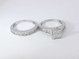 1.57 Cttw Diamond 14k White Gold Engagement Set Size 8.5 Aa0825ewzsa