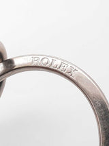 Rolex Triplock Crown Emblem Stainless Steel Keyring Fw0426izdu